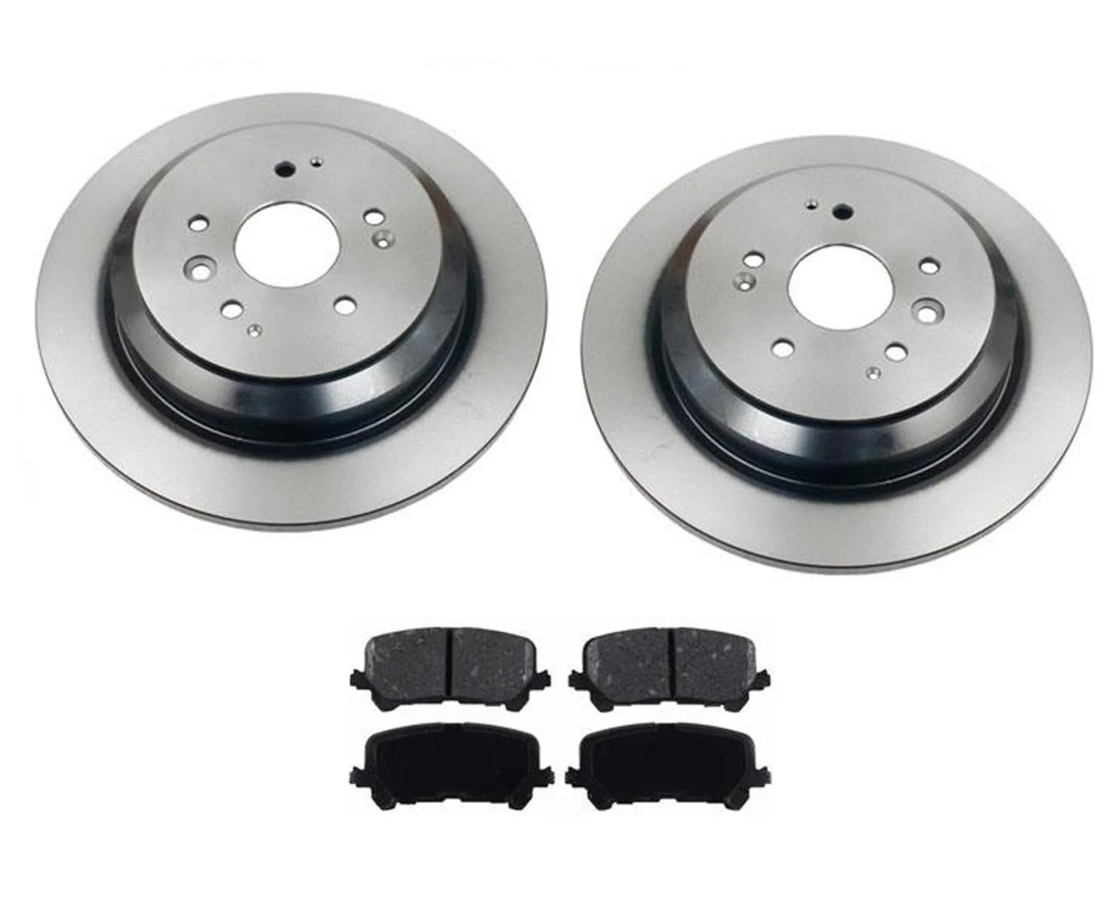 REAR Disc Brake Rotors & Ceramic Brake Pads 3 Pc for Acura MDX 2014-2017