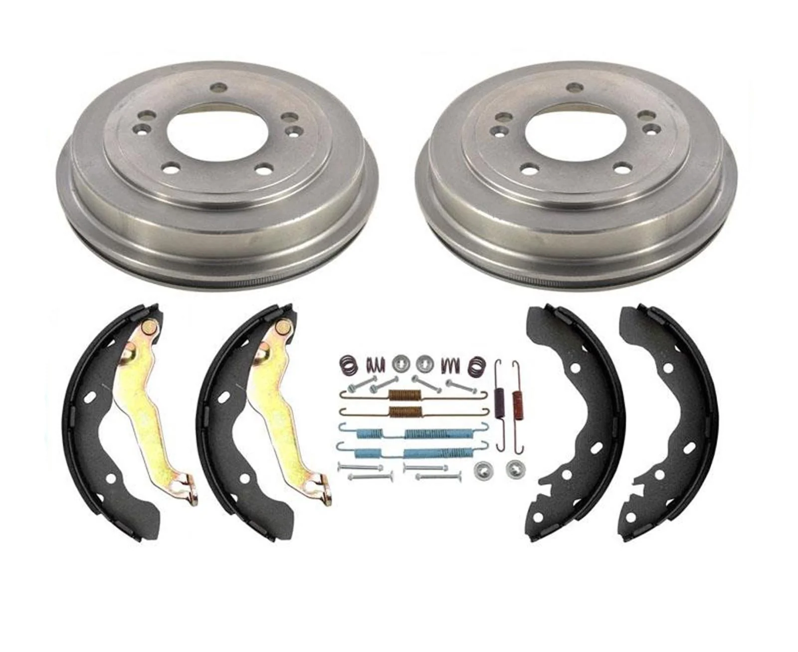 Rear Drums Brake Shoes Springs Kit for Hyundai Elantra Built in Canada 07-08