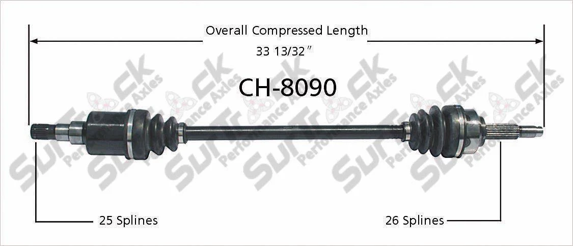 Rear Left CV Axle Shaft fits for Chrysler Pacifica Driver Side 04-08