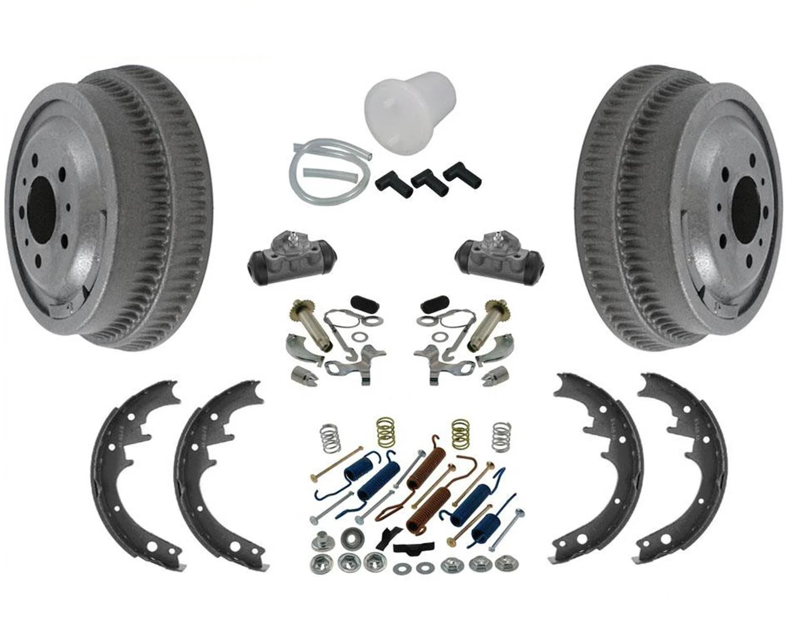 Standard Size Dana 35 10x1.75in Rear Drums 9Pc Kit Fits Jeep Cherokee 84-89
