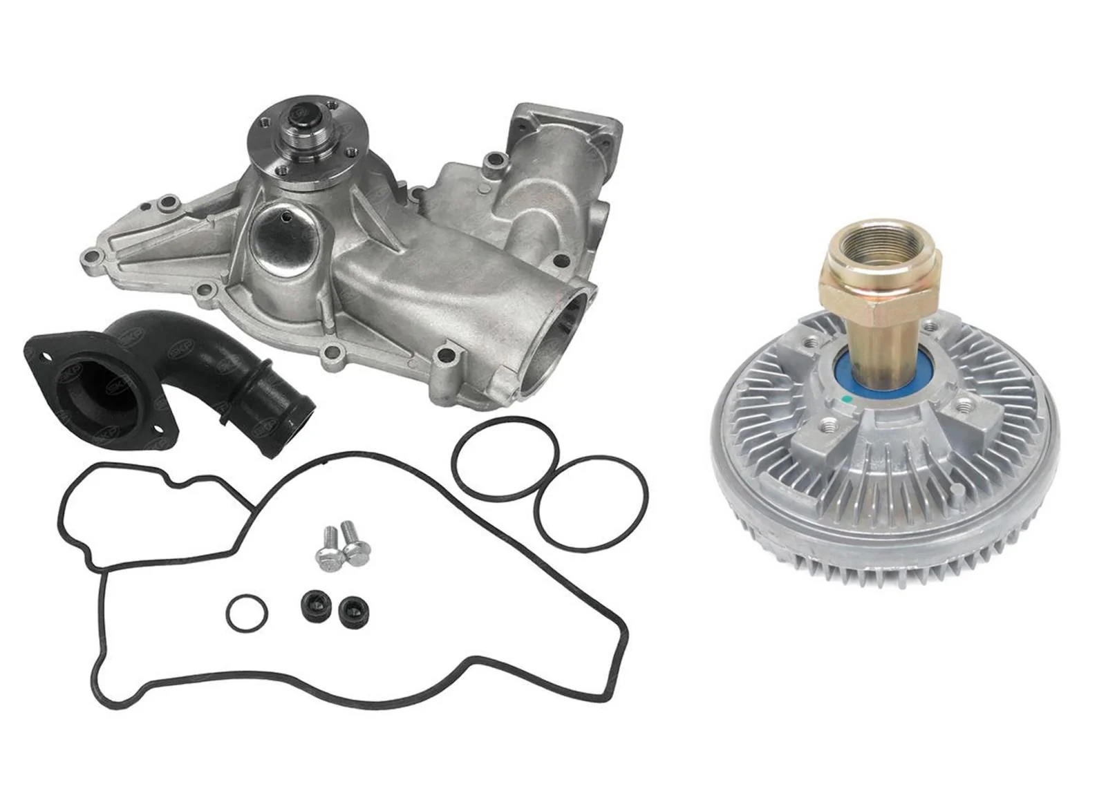 Water Pump And Gasket & Fan Clutch for F250 Ford Diesel 7.3L US4114 99-03