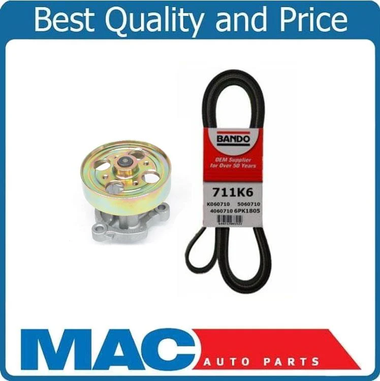 New Water Pump & Main Engine Drive Belt 100% Leak Tested For 08-13 Nissan Rouge
