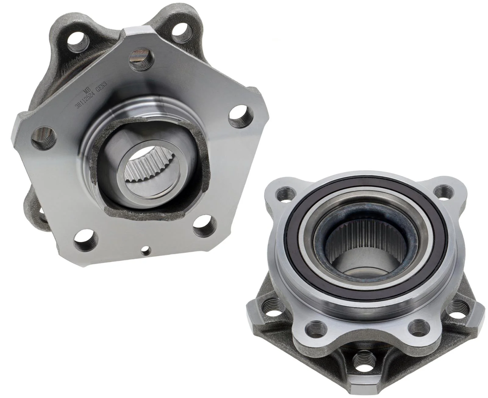 One Front Wheel Bearing & Hub Assembly For Audi A4 Quattro 2016 2017 2018