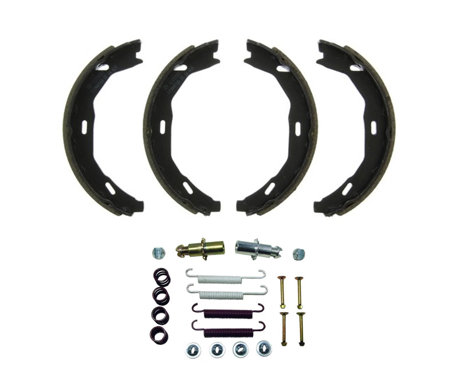 Parking-Emergency Brake Shoe Set with Springs For 6.5" Mercedes Benz REF 950