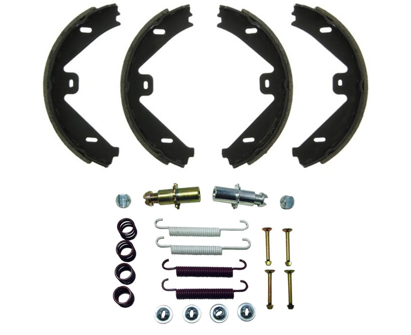 Parking-Emergency Brake Shoe Set with Springs for 7.0" Mercedes Benz REF 969