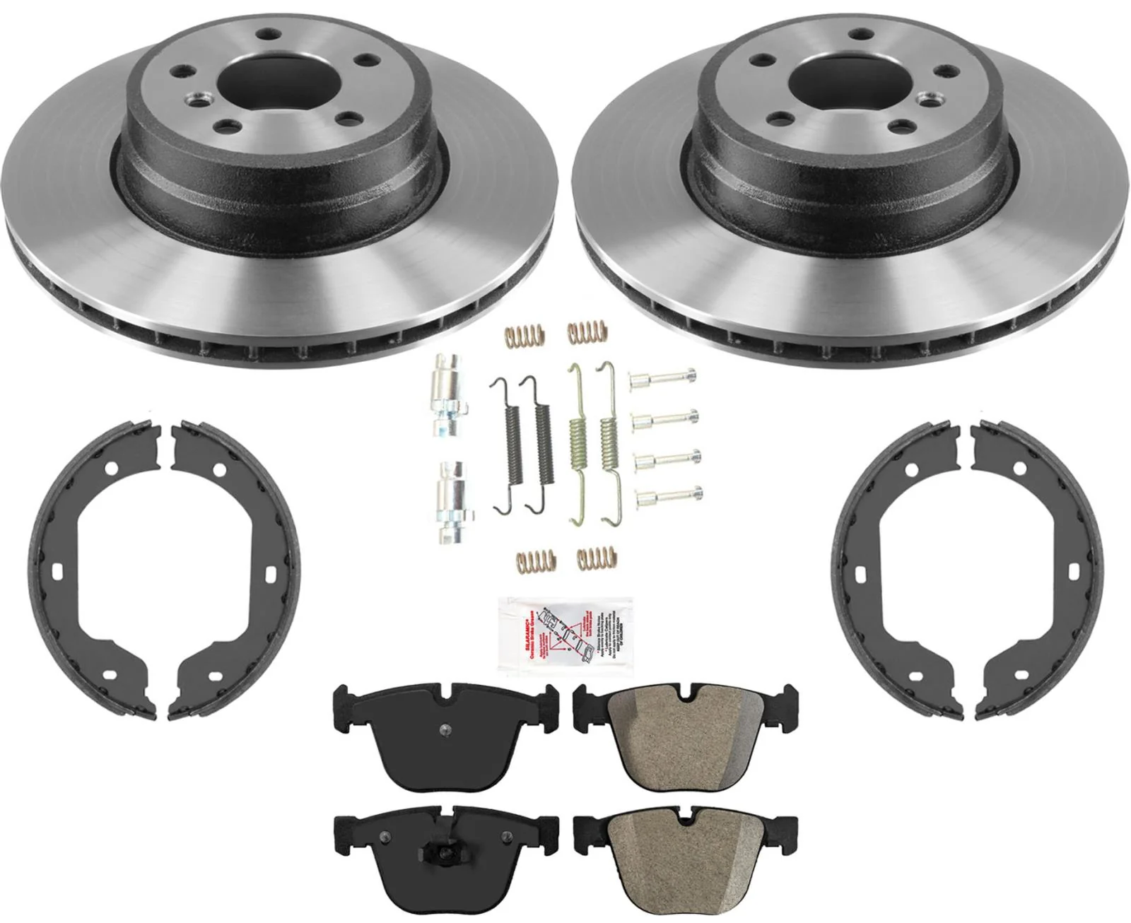 Performance Brake Rotors Disc Brake Pads Brake Pad For BMW X6 xDrive 5.0i 08-19