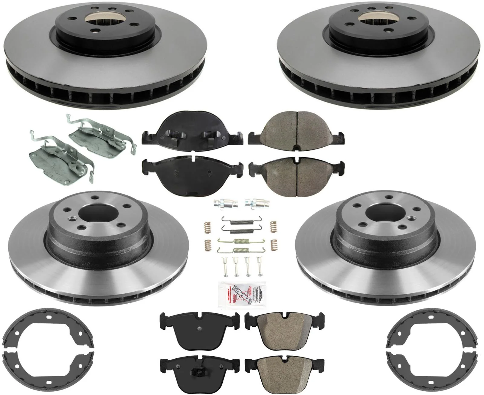 Performance Brake Rotors Disc Brake Pads & Shoes For BMW X6 xDrive 5.0i 08-19