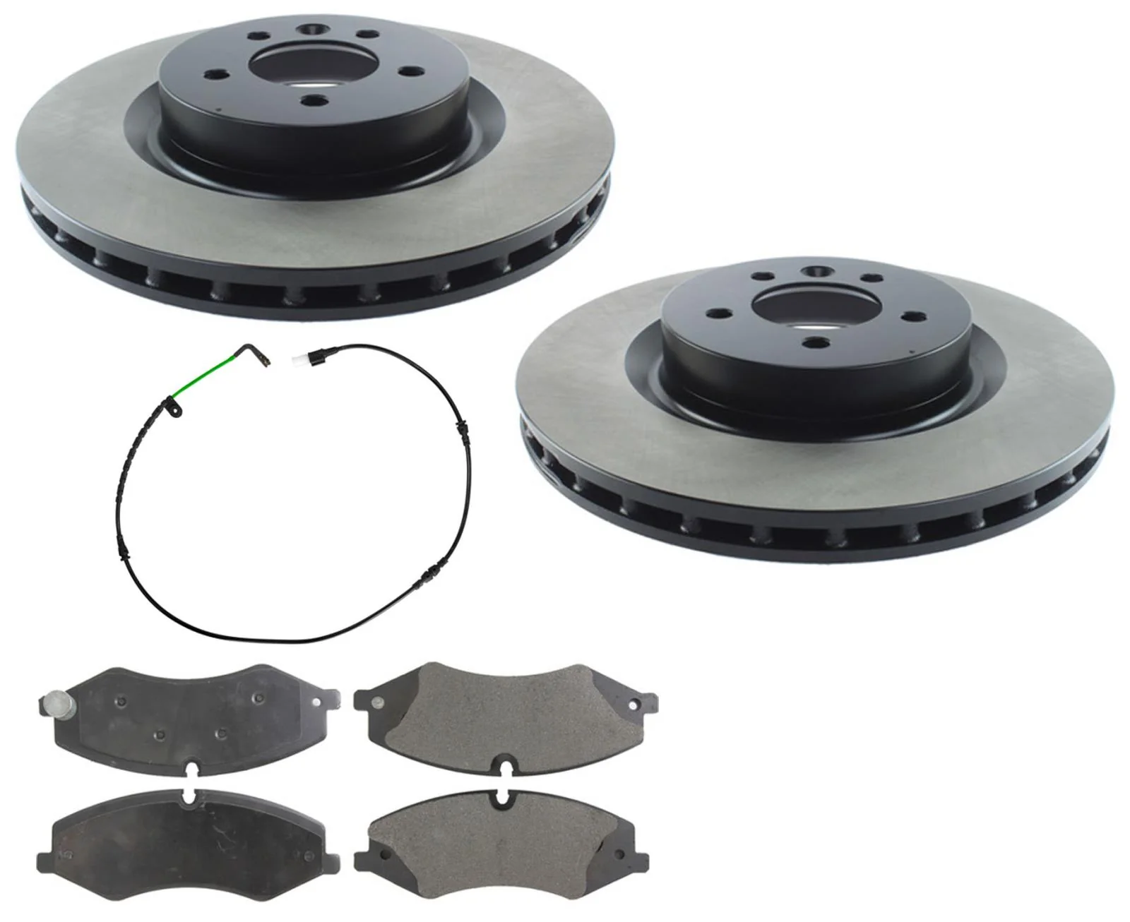 Performance Carbon Disc Brake Rotors Pads Sensors for 2010-2016 Land Rover LR4