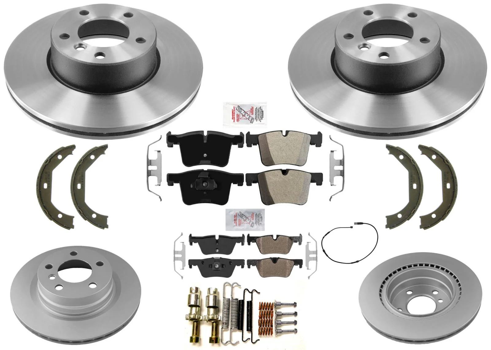 Performance Disc Brake Rotors Brake Pads Sensor for BMW 320i xDrive 2013-2016