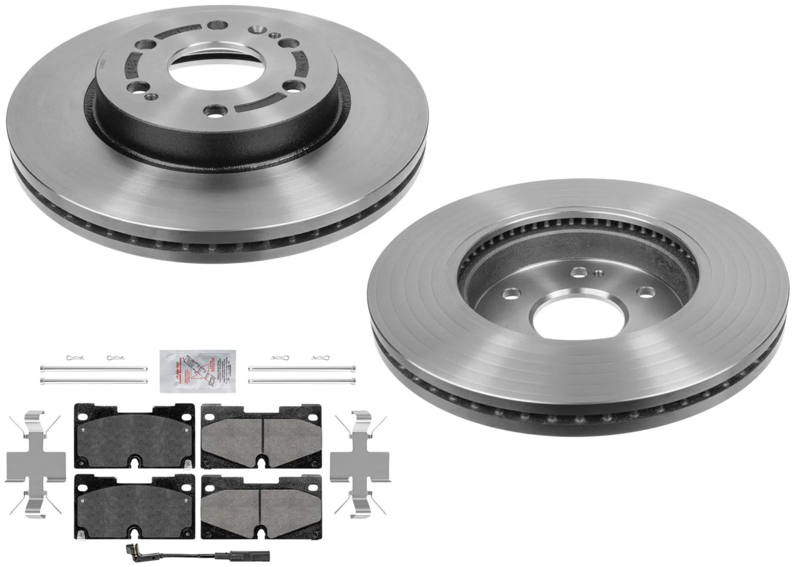 Performance Front Disc Brake Rotors Pads Hardware For Chevrolet Tahoe 2021-2023