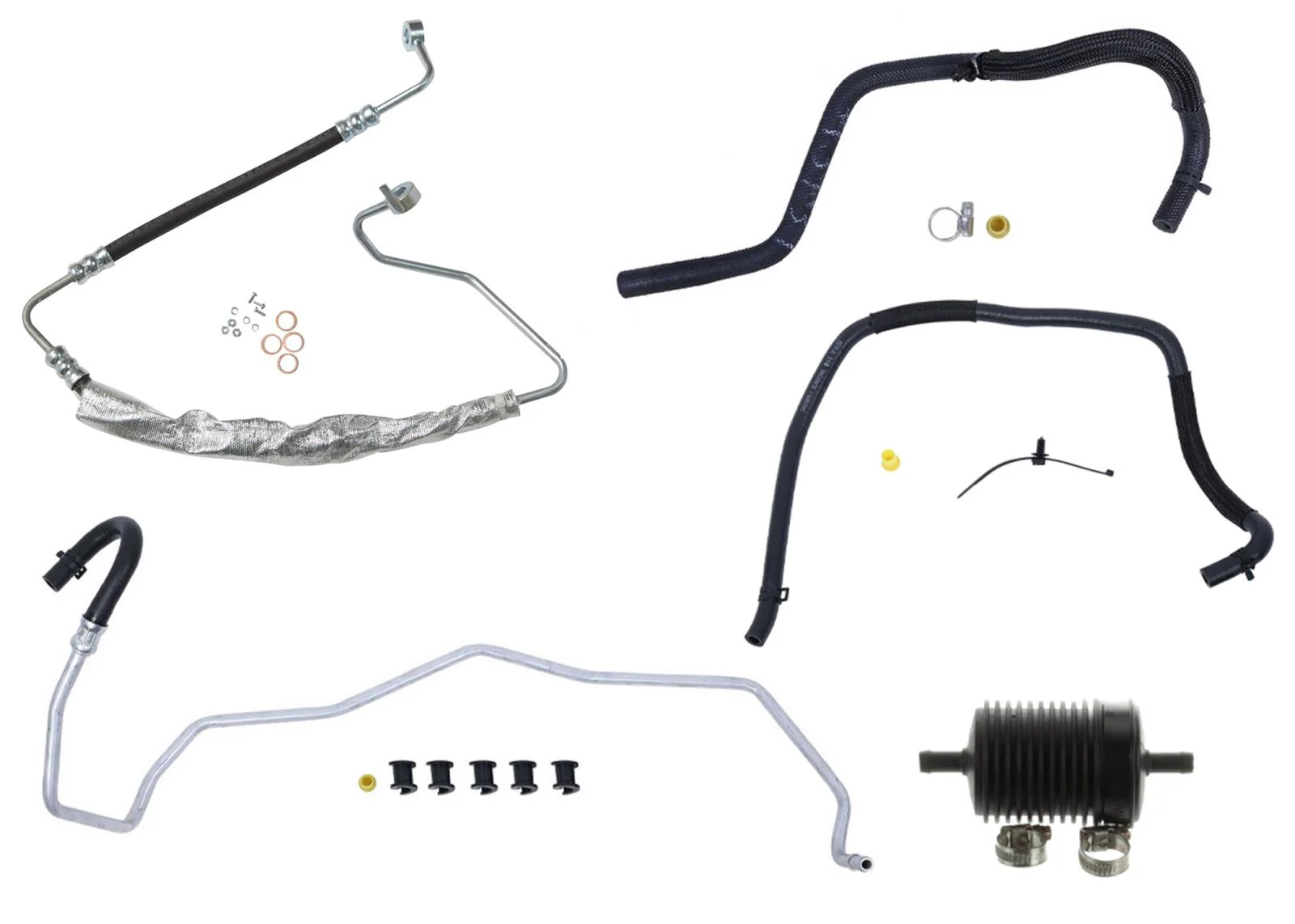 Power Steering Pressure Hose Tube for Ford Fusion 2006 2007 2009 Front Wheel Dv