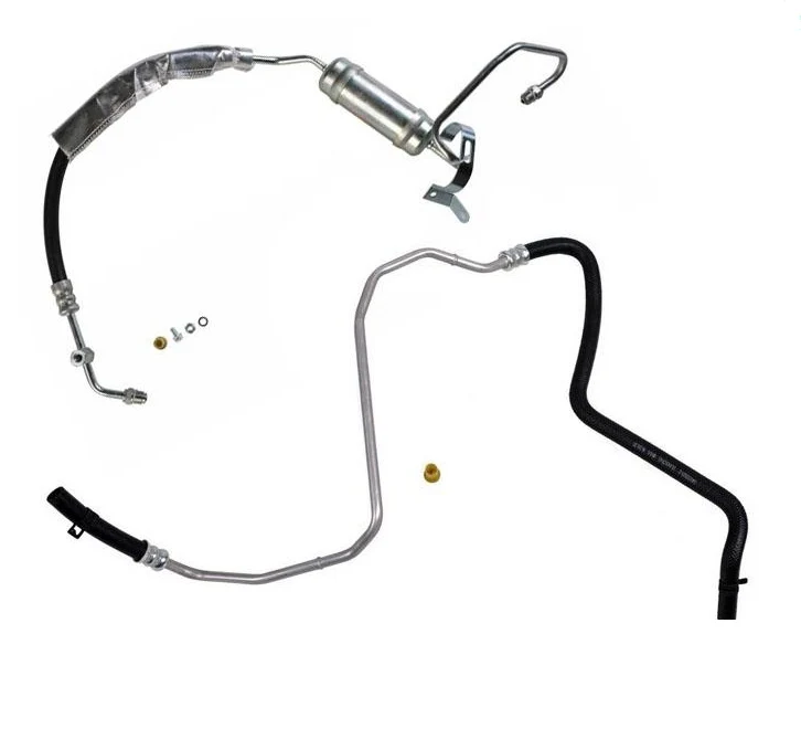 Power Steering Pressure Return Hose for 99-03 Windstar 3.8 With Noise Suppessor