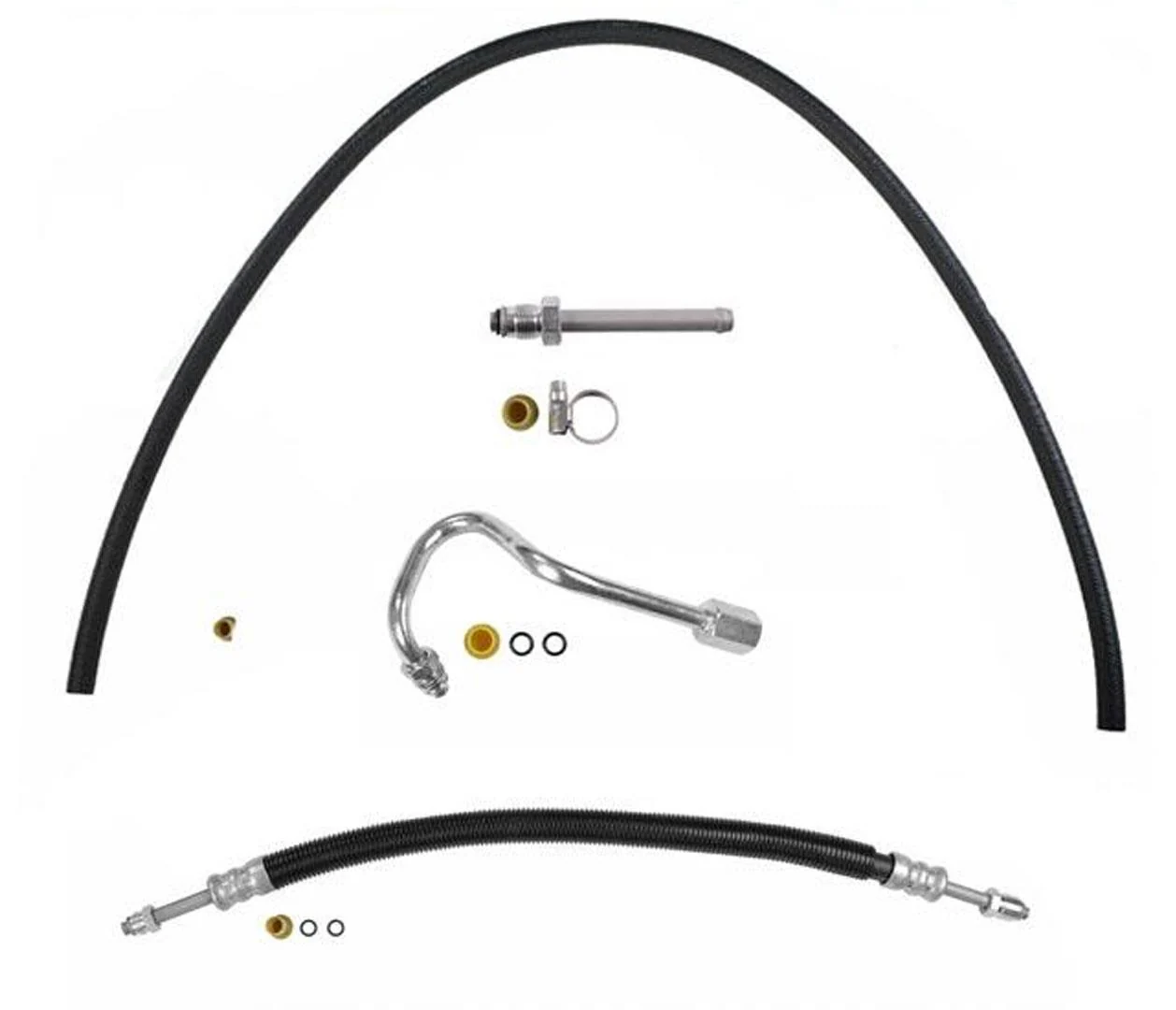 Power Steering Pressure Return Hose fits 03-06 Silverado 1500 Rear Wheel Dv Only