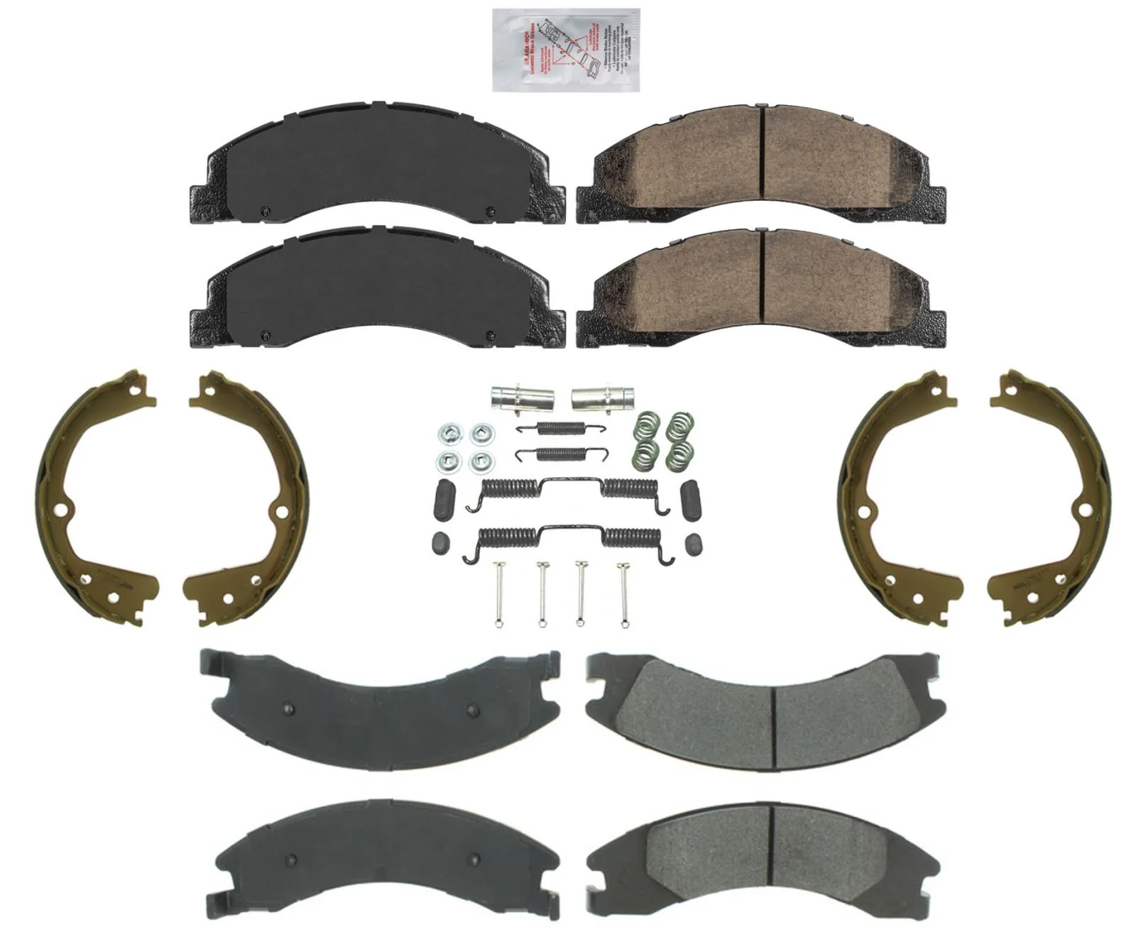 Premium Ceramic Disc Brake Pads For Ford E150 & E250 08-2014 Single Rear Wheel