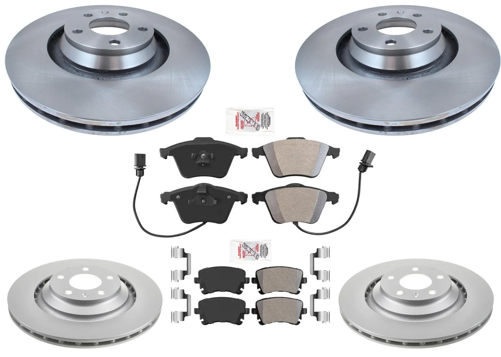 Premium Disc Brake Rotors Brake Pads for Audi A6 Quattro 2005-2011 V8 4.2L
