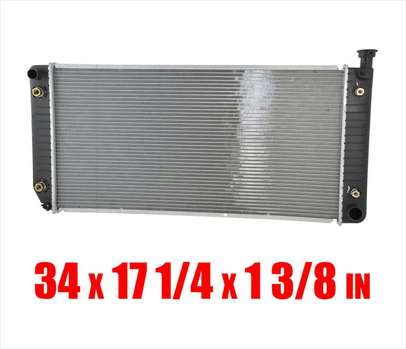 Radiator For 94-99 Suburban 5.7L 34 Inch Wide Core W/ Engine Oil Cooler