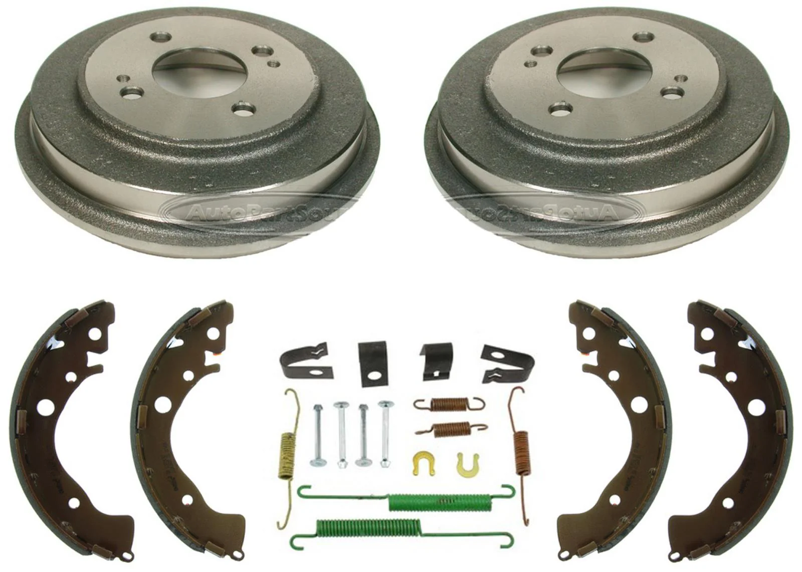 Rear Brake Drum Brake Shoes Springs For Honda Fit 2009 2010 2011 13 14 1.5 Gas