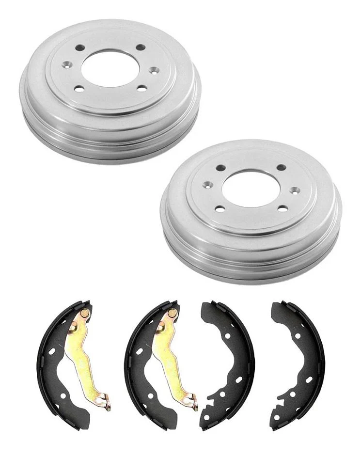 Rear Brake Drums Brake Shoes & Parking Hardware For Hyundai Elantra 2002-2006 - Image 2