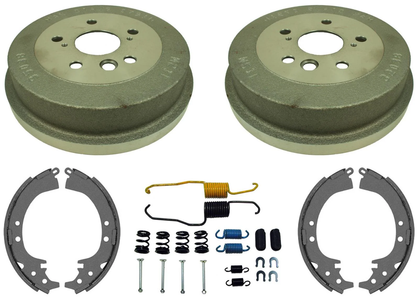 Rear Brake Drums Brake Shoes Hardware for Toyota Rav4 Rav-4 1996-2002