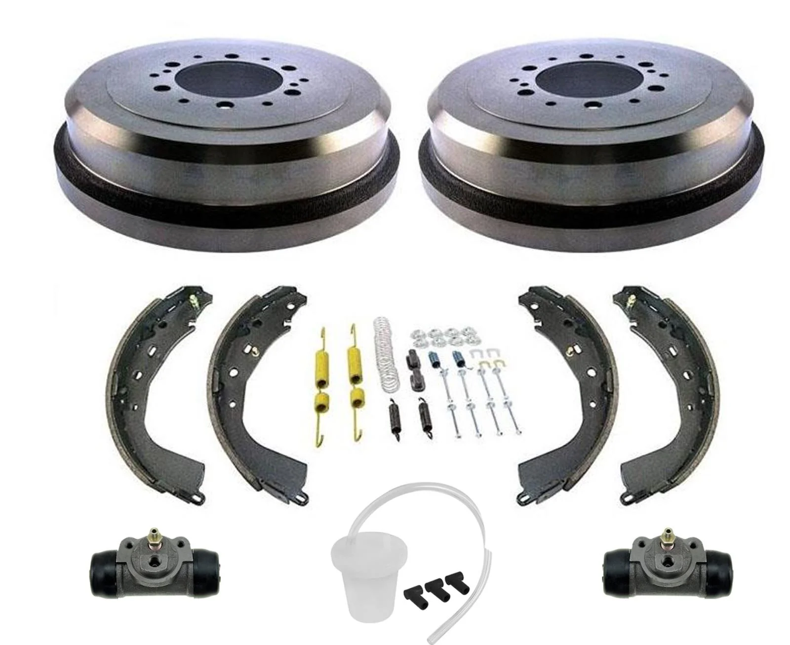 Rear Brake Drums Brake Shoes Brake Spring for Toyota Tundra 2004 2005 2006