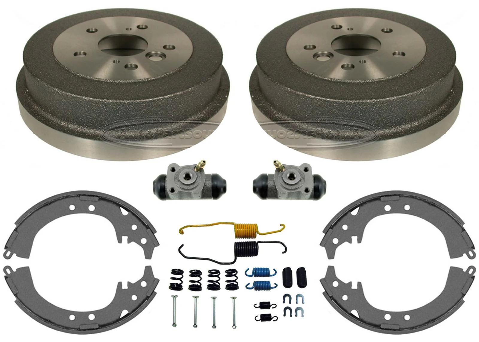 Rear Brake Drums Brake Shoes Springs Cylinder for Toyota Camry 2002 2003 2004