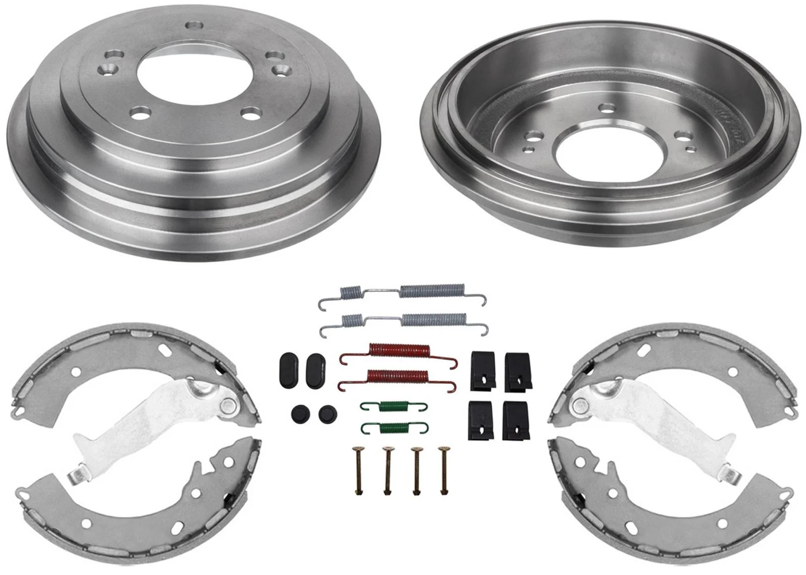 Rear Brake Drums Rear Brake Shoes Hardware for Hyundai Venue 2020 2022 2024