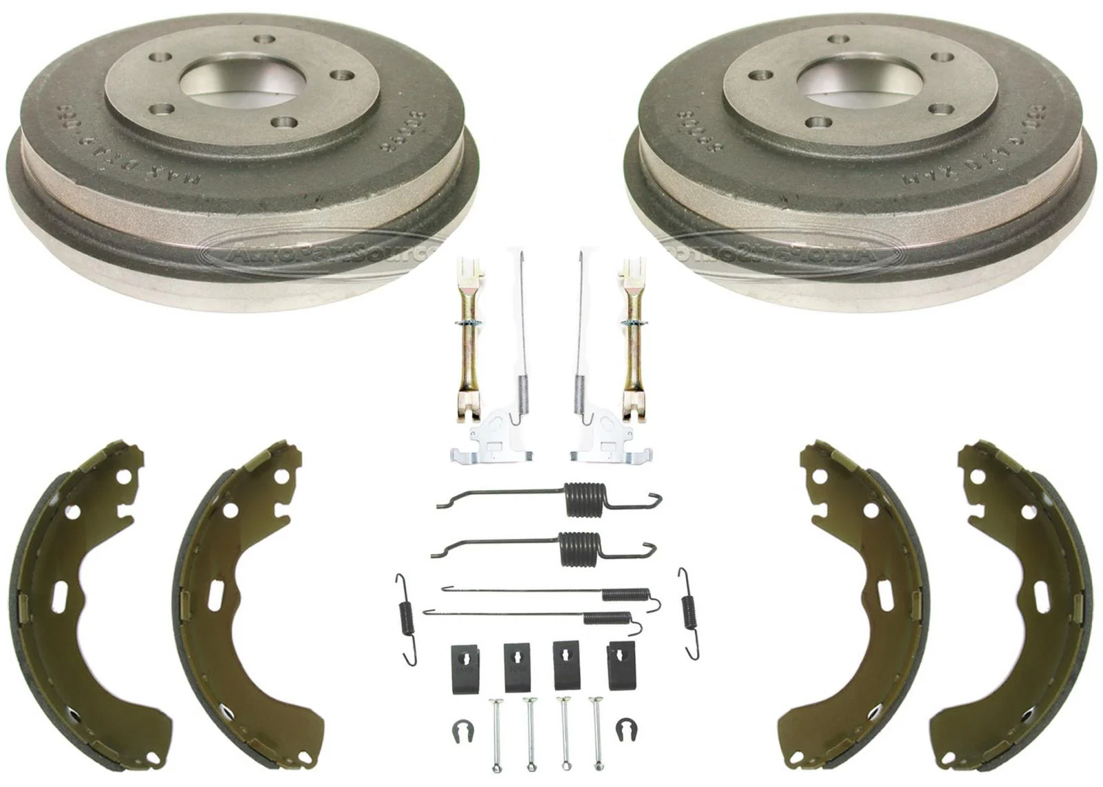 Rear Brake Drums Rear Brake Shoes Springs Adjusters For Ford Escape 2001-2007