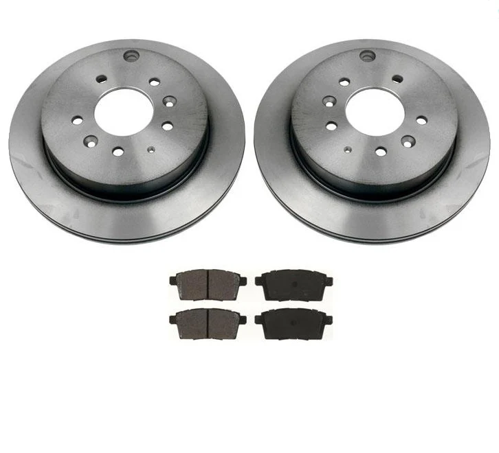 REAR Brake Rotors & Ceramic Pads All for Mazda CX7 2007-2012