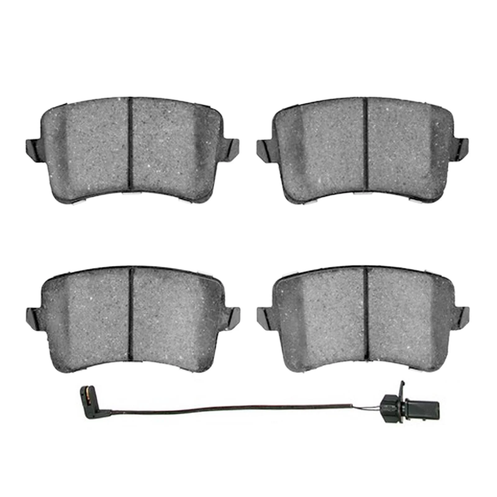 Rear Coated Disc Brake Rotors & Ceramic Pads for Audi A4 Sedan 2009 2010 2011 - Image 2