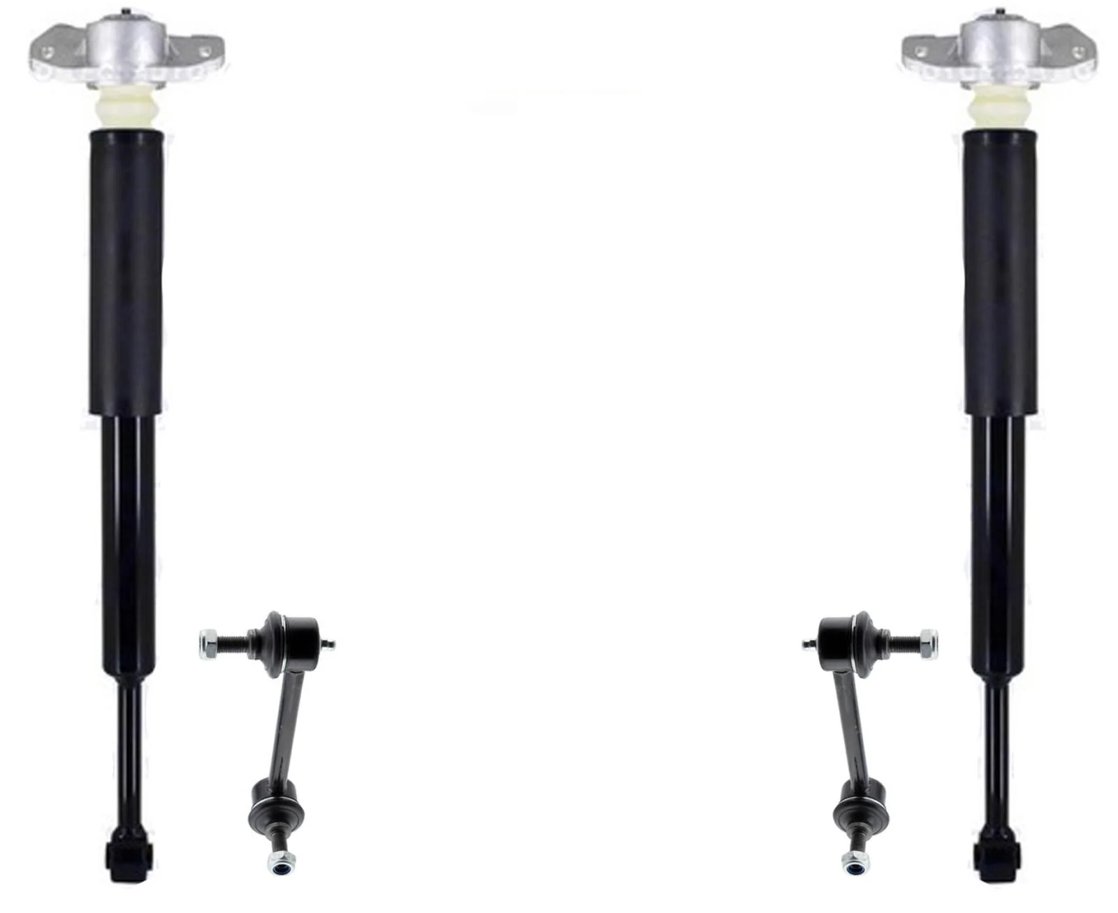 Rear Complete Shocks & Links For Cherokee Trailhawk 14-23 W/ OFF ROAD PACKAGE