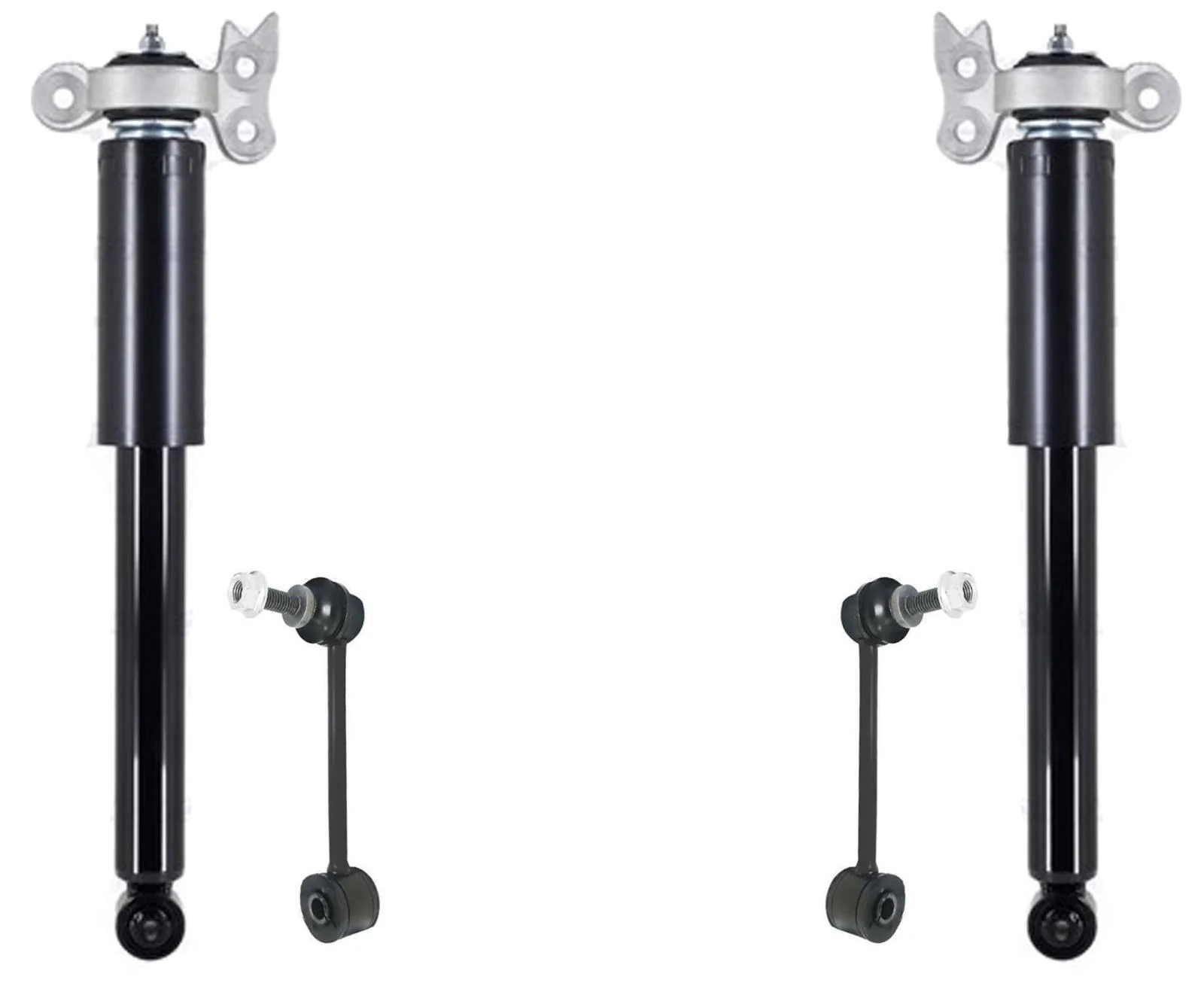 Rear Complete Shocks & Sway Bar Links For Cadillac XT5 2017-2019