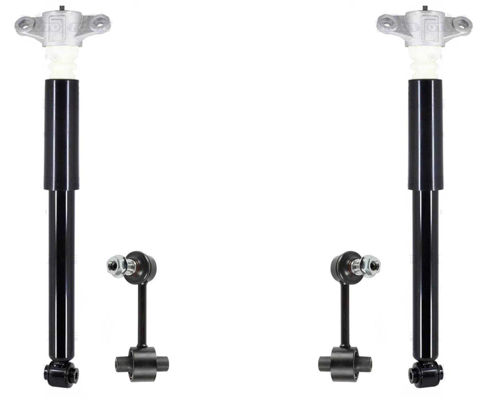 Rear Complete Shocks & Sway Bar Links For Kona 2018-2023 Front Wheel Drive