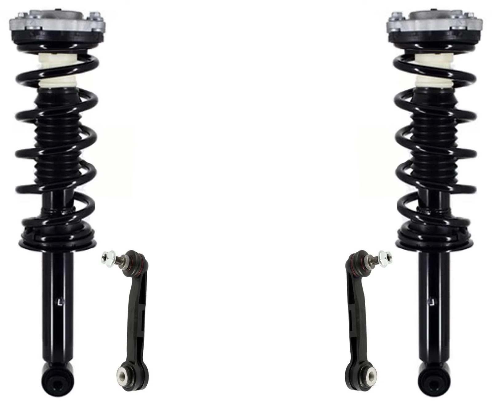 Rear Complete Strut Assemblies & Sway Bar Links For BMW X3 2018-2022 xDrive30i