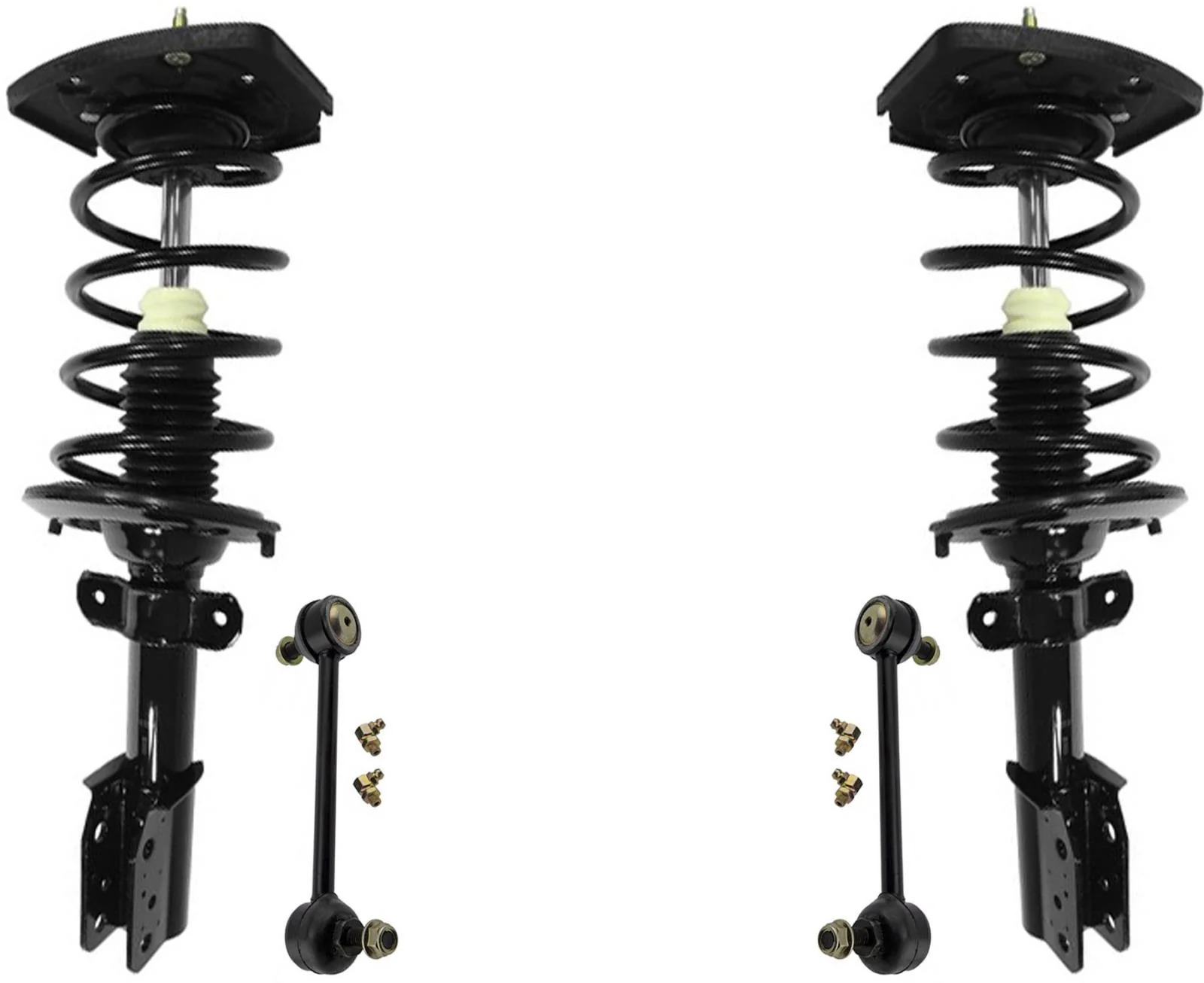 Rear Complete Struts & Links For Chevrolet Impala 2004-2013 W/ 17 & 18 Inch Rim