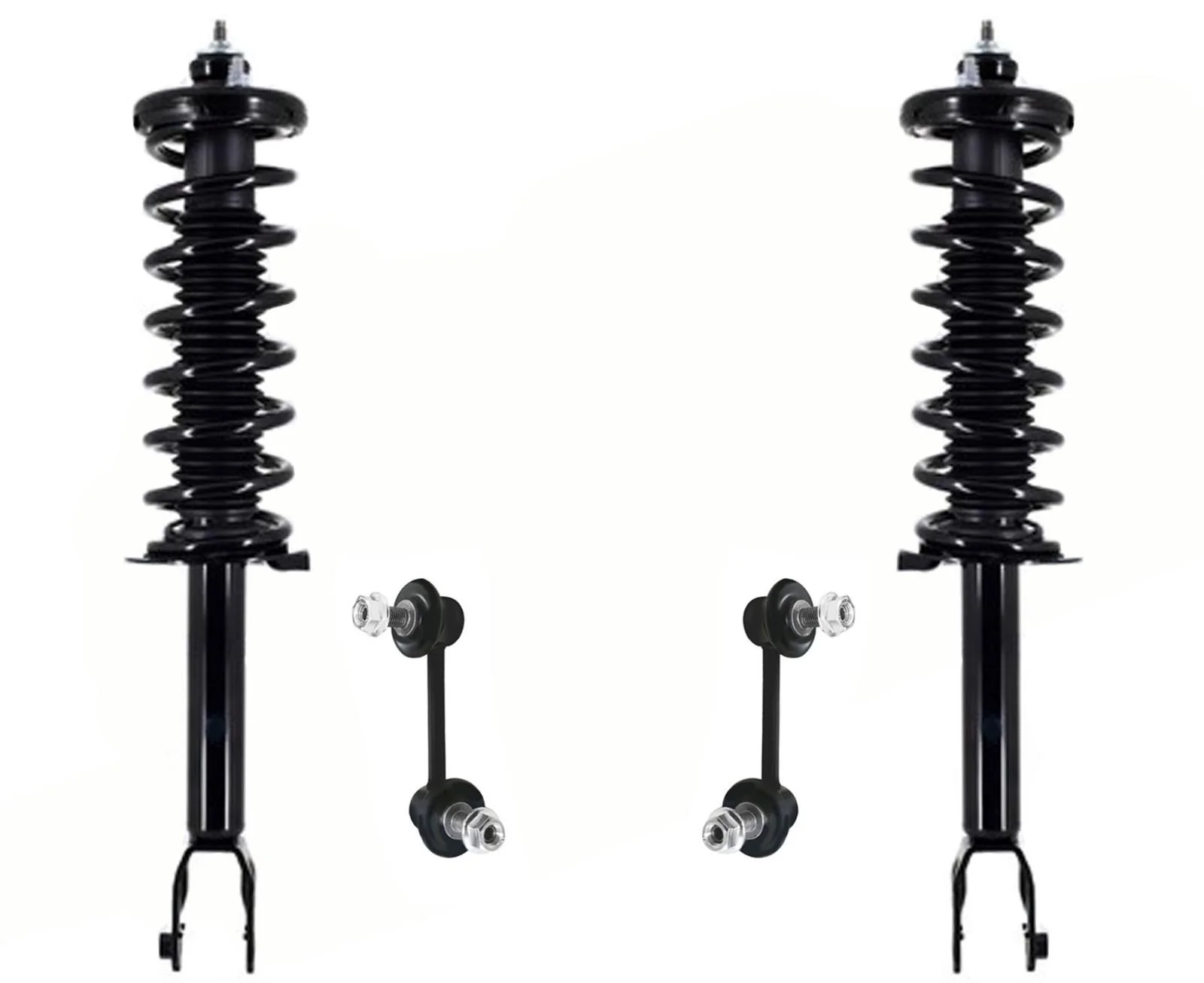 Rear Complete Struts & Links For Crosstour 3.5L All Wheel Drive 2012-2015