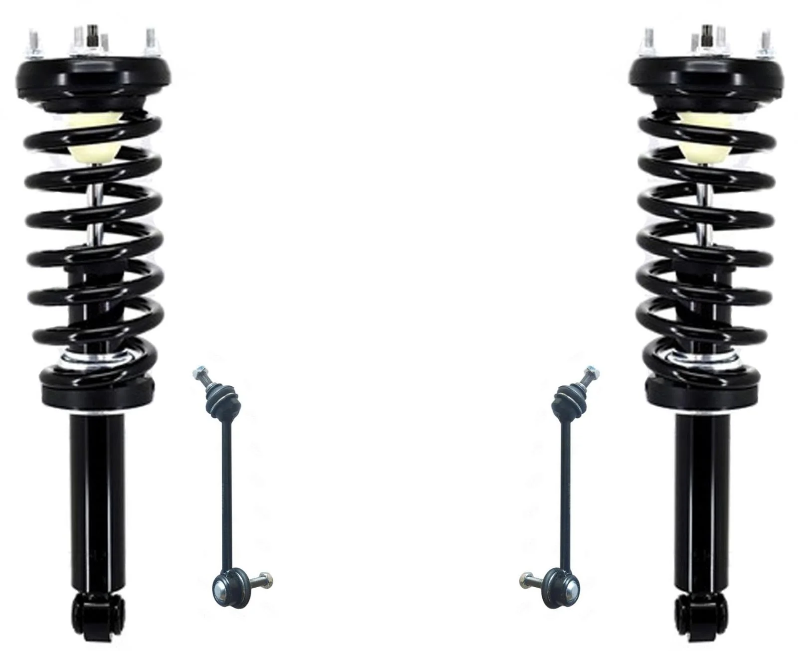 Rear Complete Struts & Links For Jaguar S-Type 2000-2002 To Chassis/VIN M45254