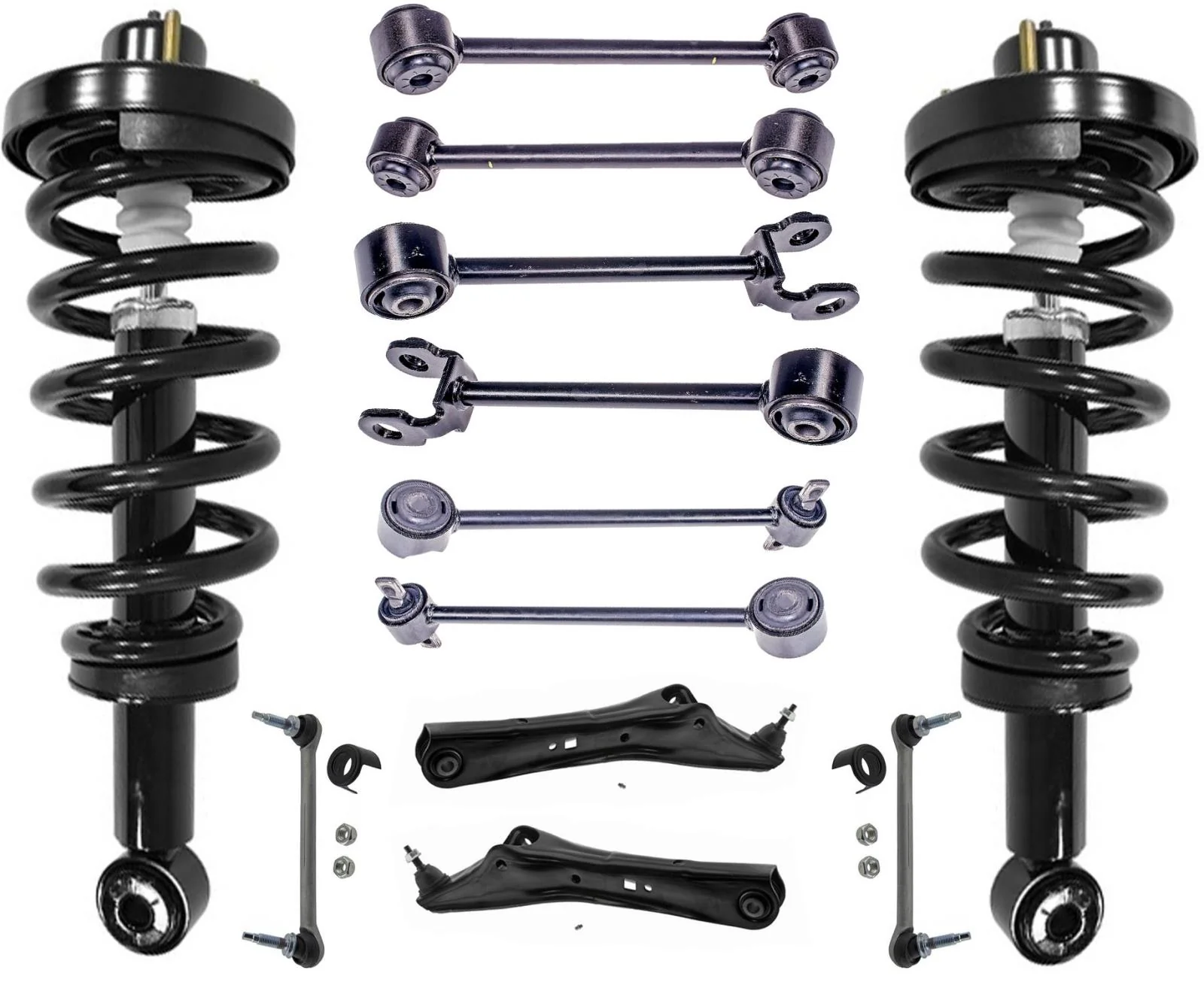Rear Complete Struts Trailing Control Arms & Links For Ford Expedition 07-2017