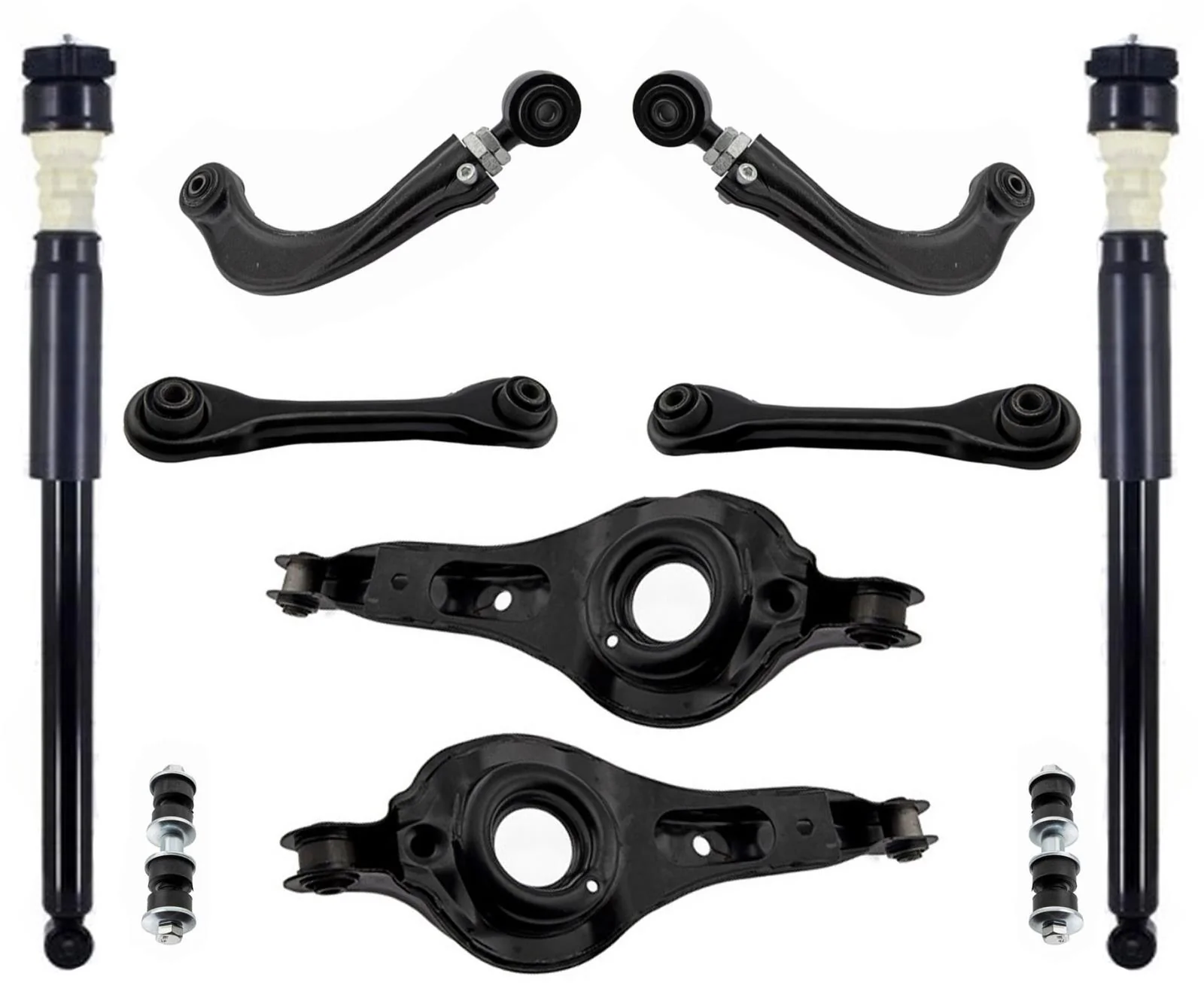 Rear Control Arms & Complete Shocks Absorber & Links For Focus 00-11 Hatchback