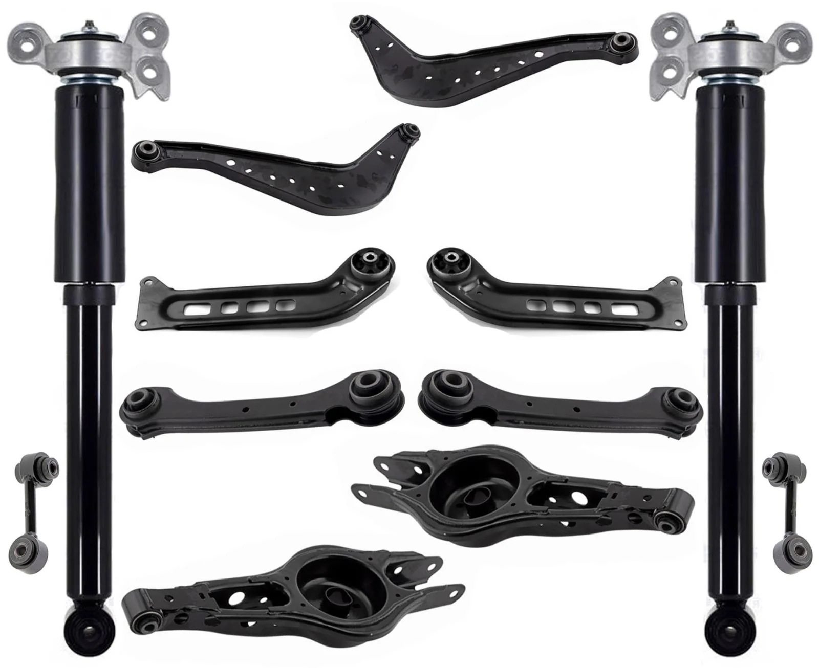 Rear Control Arms Complete Shocks & Links For Chevrolet Malibu 2016 2017 2023