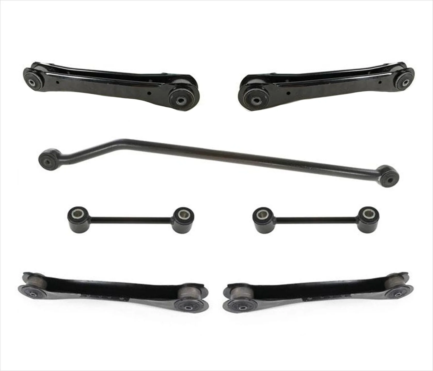 Rear Control Arms Sway Bar Links Trac Bar & Shocks For Jeep Wrangler 1997-2006 - Image 2