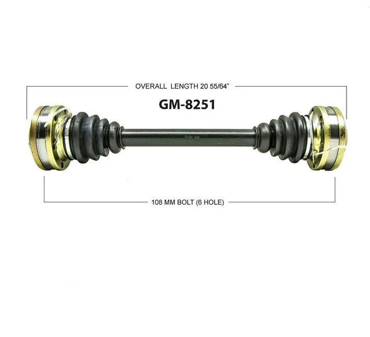 REAR CV Axle Shaft- SurTrack GM-8251 fits 2004 Pontiac GTO REAR CV AXLE