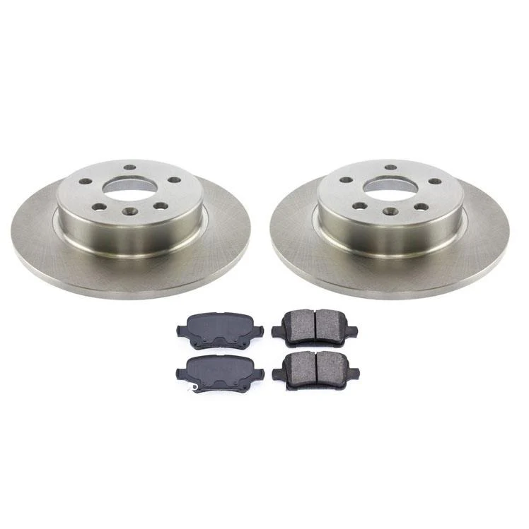 Rear Disc Brake Rotors and Ceramic Brake Pads for 16-19 Chevrolet Cruze 3PC Kit