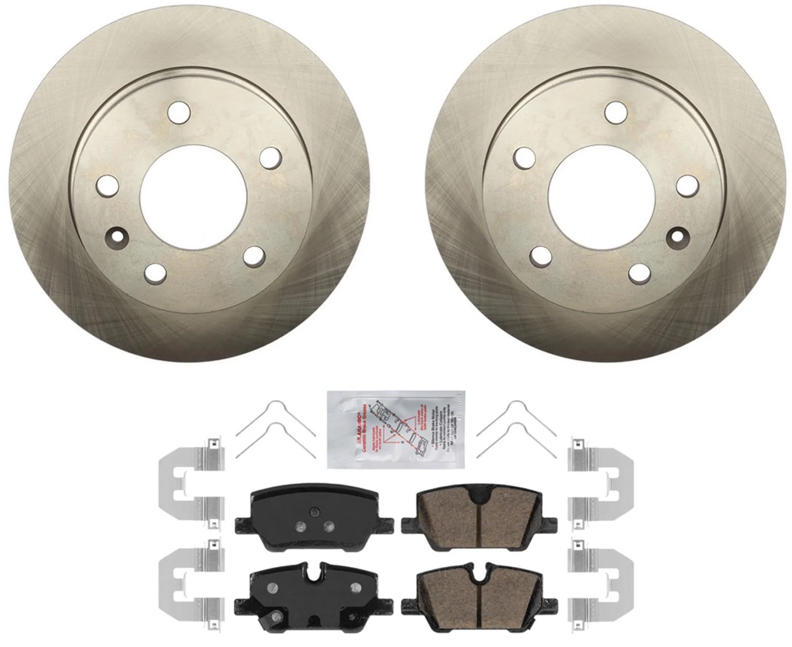 Rear Disc Brake Rotors Ceramic Pads hardware For Buick Encore GX 2020-2024