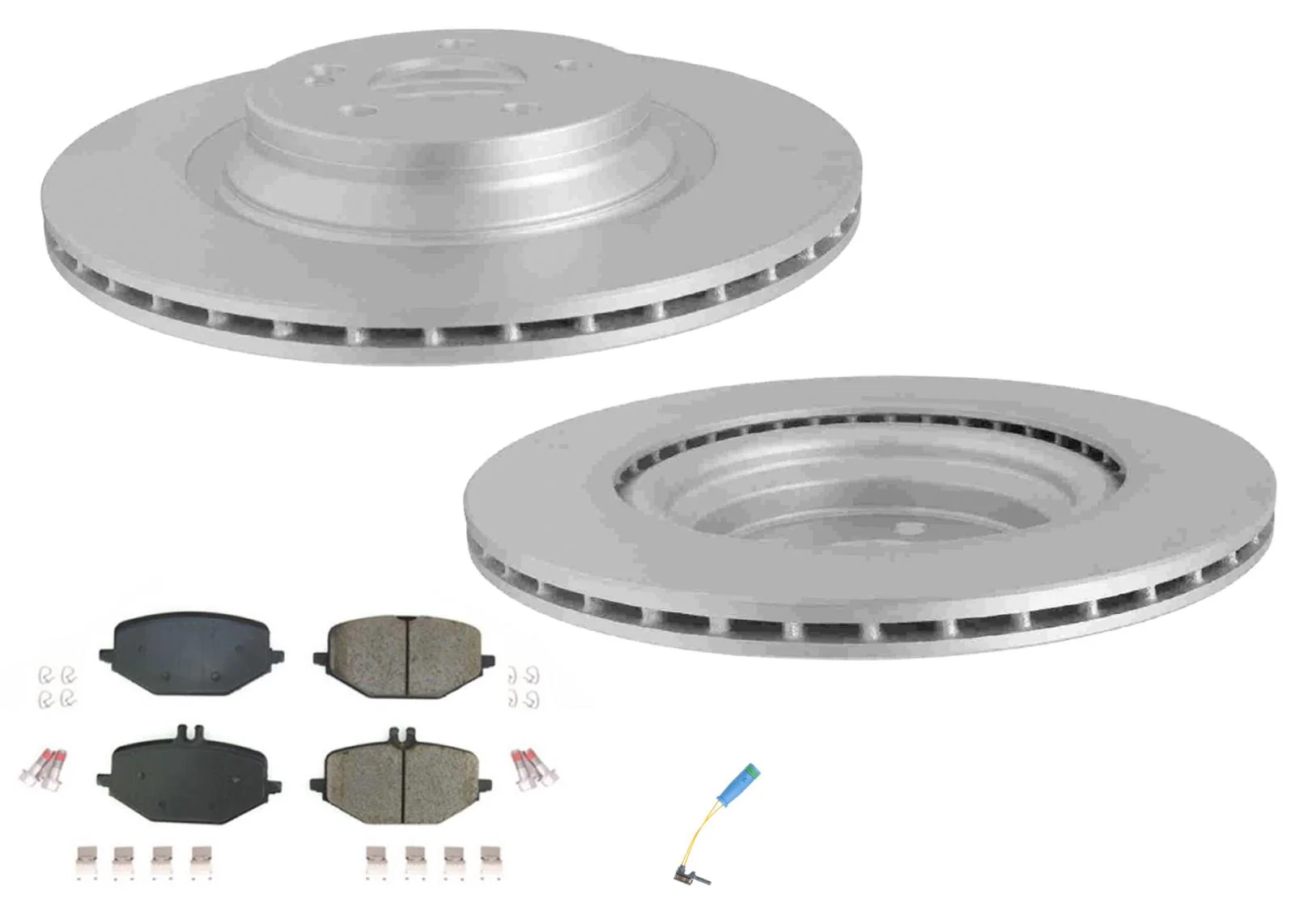 Rear Disc Brake Rotors & EPS Brake Pads For Mercedes Benz GLE450 2020 2023 2025