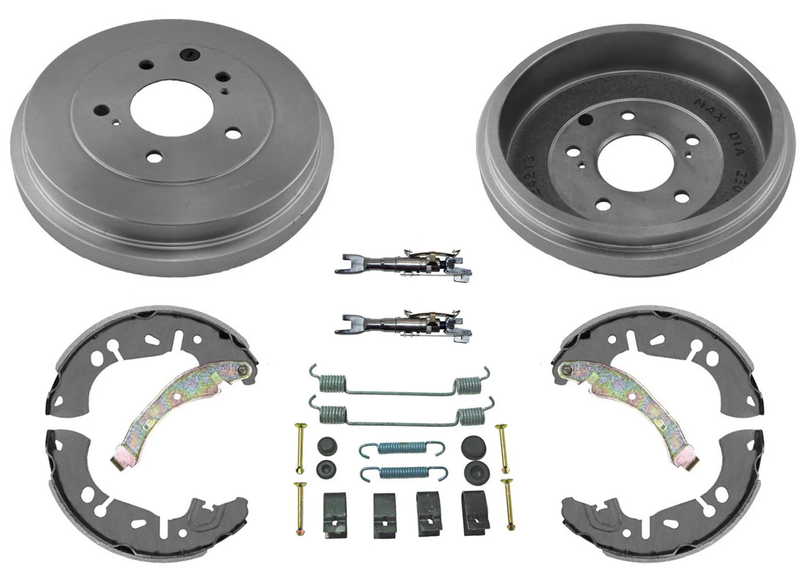 Rear Drums Brake Shoes & Spring Kit For Nissan Sentra 13-22 REF 432063SG0C