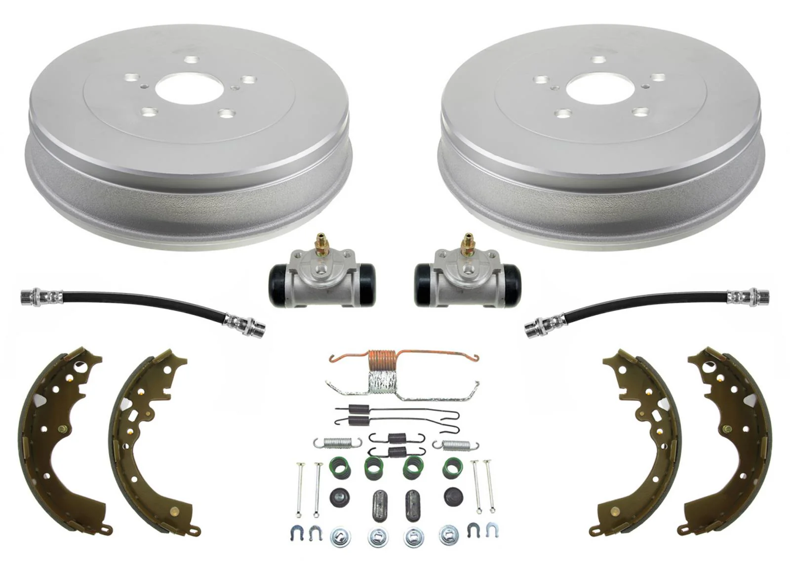 Rear Drums Shoes Spring Wheel Cylinders For Toyota Sienna 2004-10 W/ Rear Drums