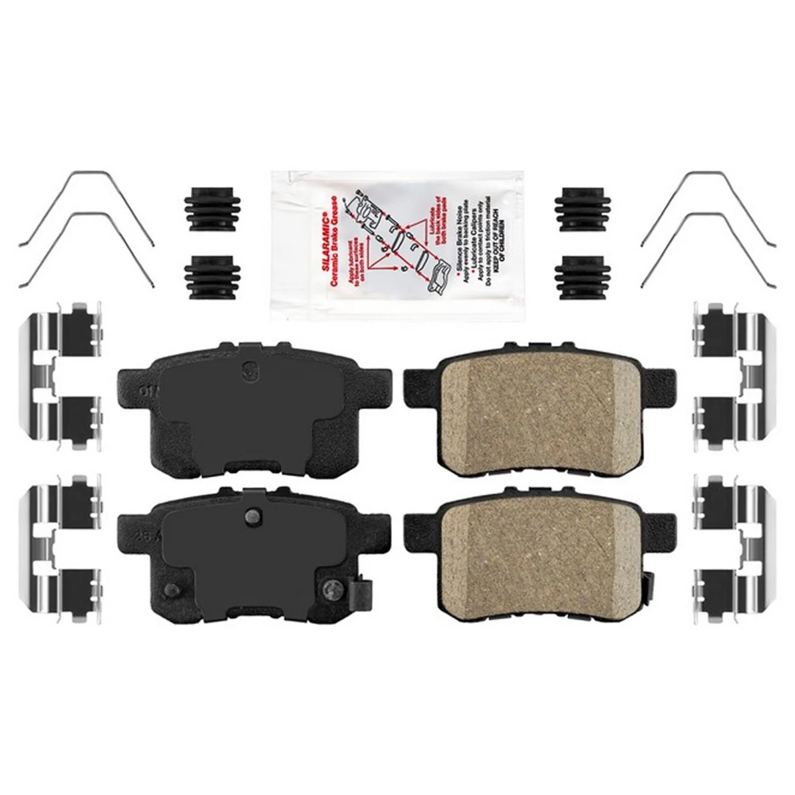 Rear Improved Coated Disc Brake Rotors Brake Pads For Honda Accord Hybrid 14-17 - Image 3