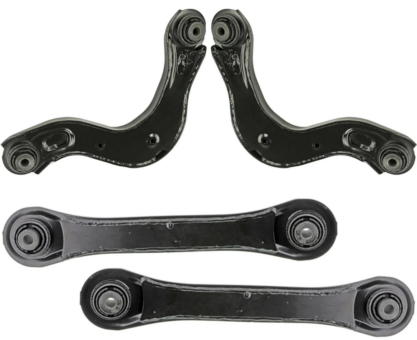 Rear Left and Right Upp Lower Control Arms w/ Bushings For Honda Civic 2016-2024
