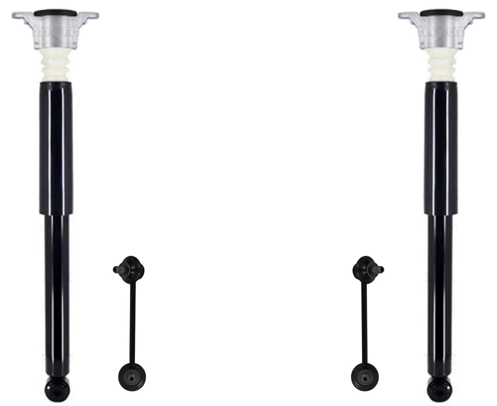 Rear Left & Right Complete Shocks W/ Mounts & Links For Mazda 6 2014-2017