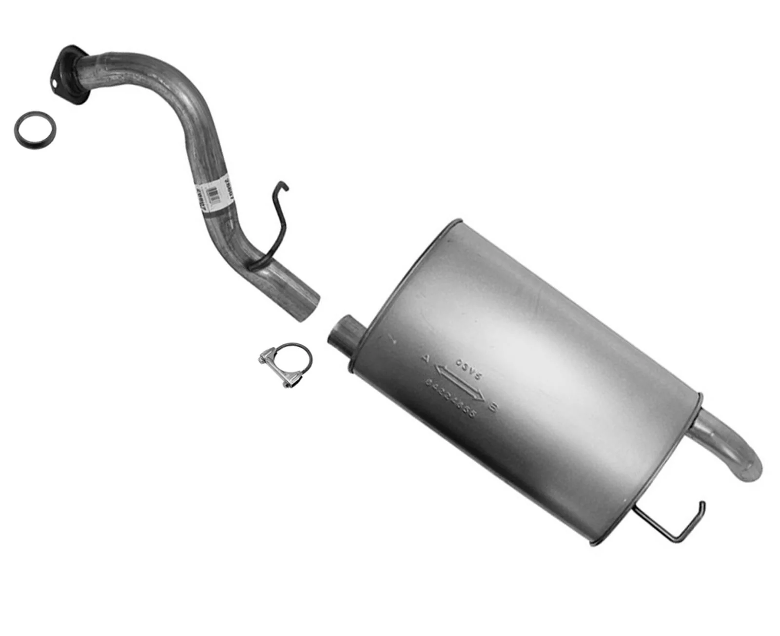 Economy Rear Muffler For 2009 2010 2011 2012 Toyota Corolla 1.8L